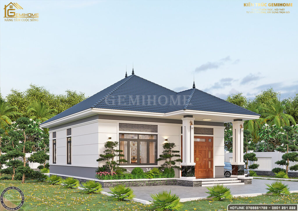 Thiết kế biệt thự 1 tầng