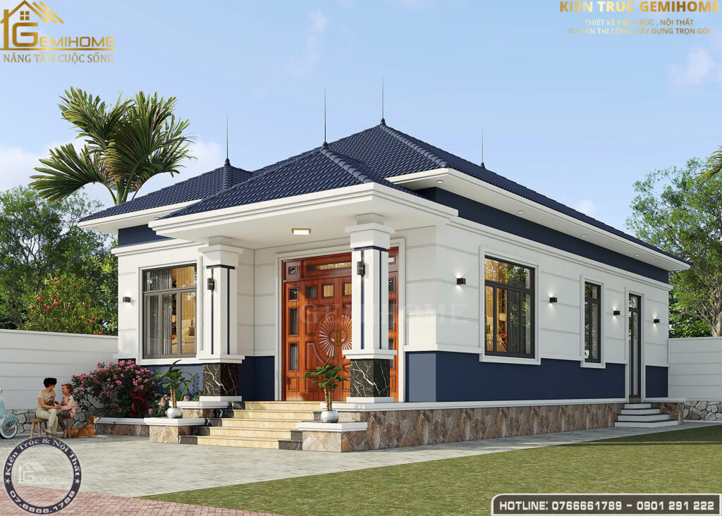 Thiết kế biệt thự 1 tầng