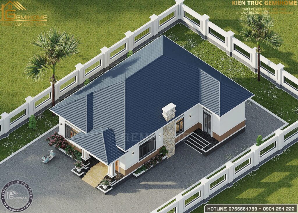 Thiết kế biệt thự 1 tầng