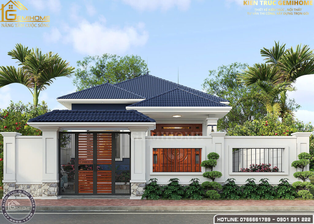 Thiết kế biệt thự 1 tầng