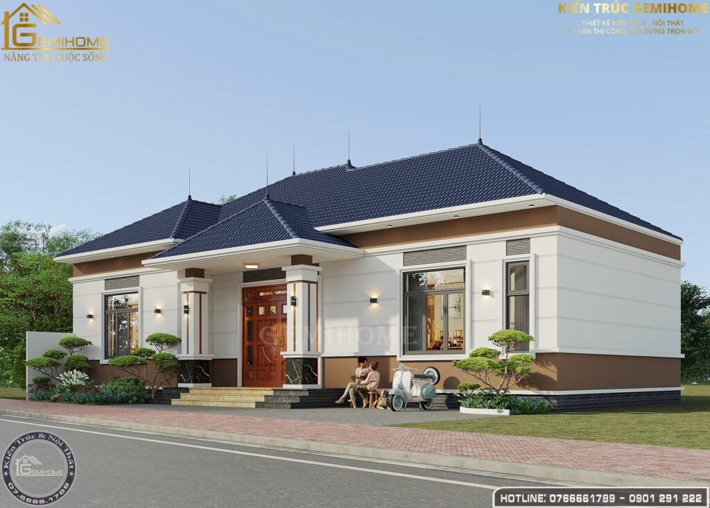 Thiết kế biệt thự 1 tầng